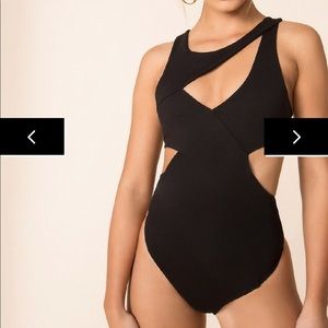 Superdown dawn cutout body suit
